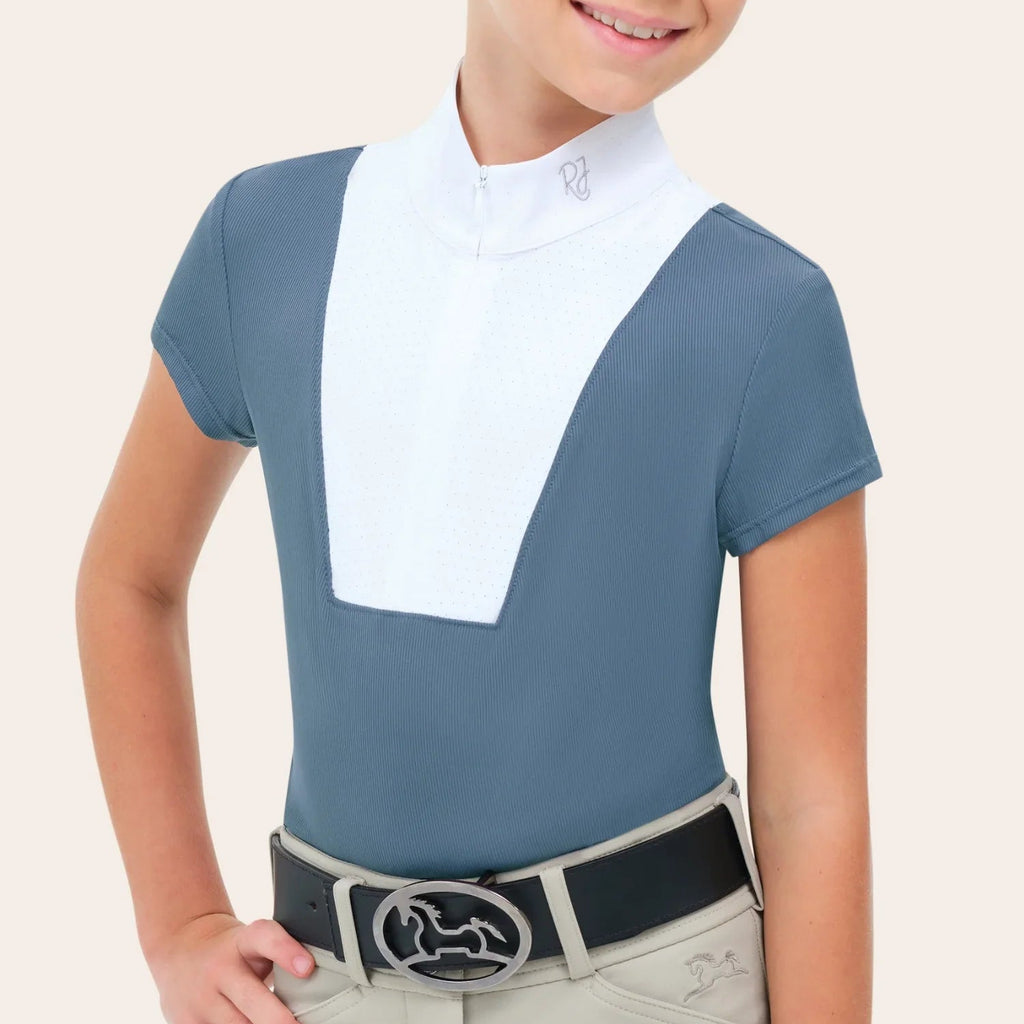 R.J. Classics Girls Celeste Jr. Show Shirt - Atlantic