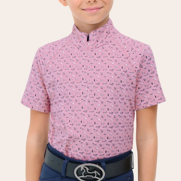 R.J. Classics Girls Lucy Jr. 2.0 1/4 Zip - Marbled Mares