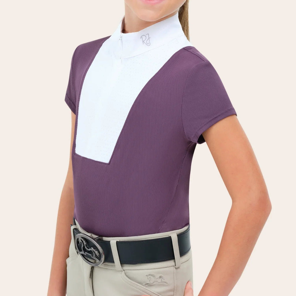R.J. Classics Girls Celeste Jr. Show Shirt - Grape