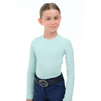 R.J. Classics Girls Jordyn Jr. Crew Neck Shirt - Icy Mist