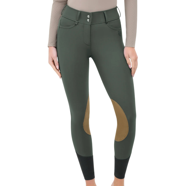 R.J. Classics Ladies Olivia Luxe-Tek Breech - Pewter Green