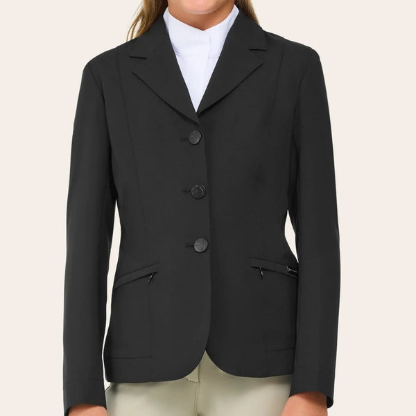 R.J. Classics Girl's Sloane Jr. Show Coat | Black