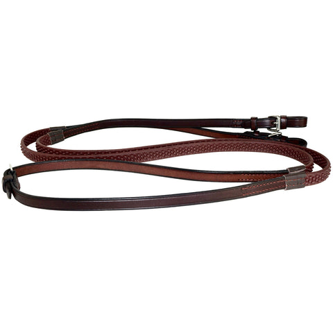 Nunn Finer Super Grip Soft Grip Reins - Havana