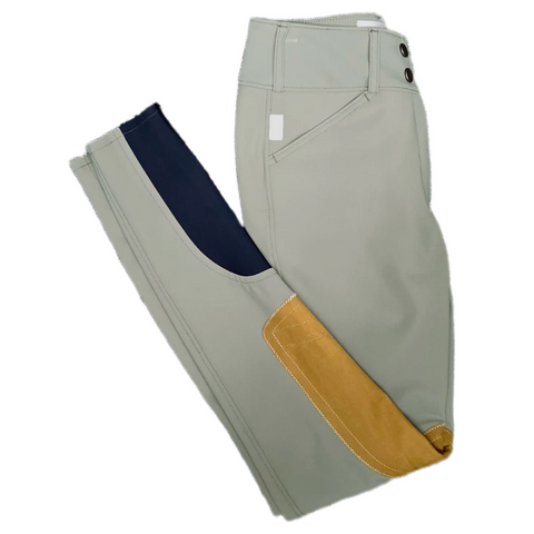 Product page of Tailored Sportsman Tech Light Breeches on a website with price and add-to-cart button.