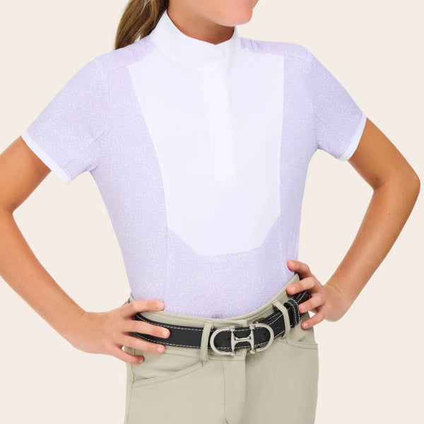 R.J. Classics Girl's Tessa Jr. Show Shirt | Lilac Floral Burst