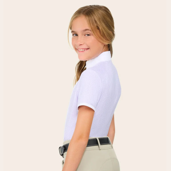 R.J. Classics Girl's Tessa Jr. Show Shirt | Lilac Floral Burst