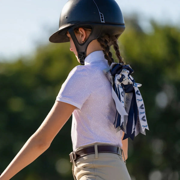 R.J. Classics Girl's Tessa Jr. Show Shirt | Lilac Floral Burst