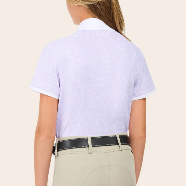 R.J. Classics Girl's Tessa Jr. Show Shirt | Lilac Floral Burst