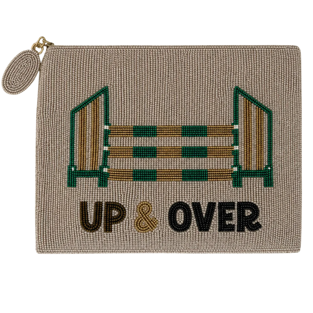 Tucker Tweed Up & Over Large Beaded Pouch