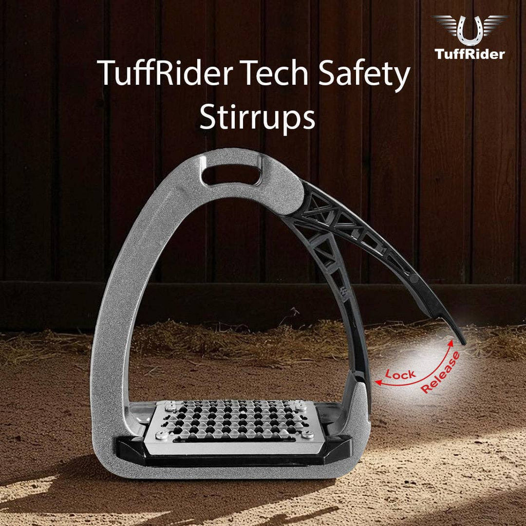 TuffRider Tech Safety Stirrups-1.8lbs
