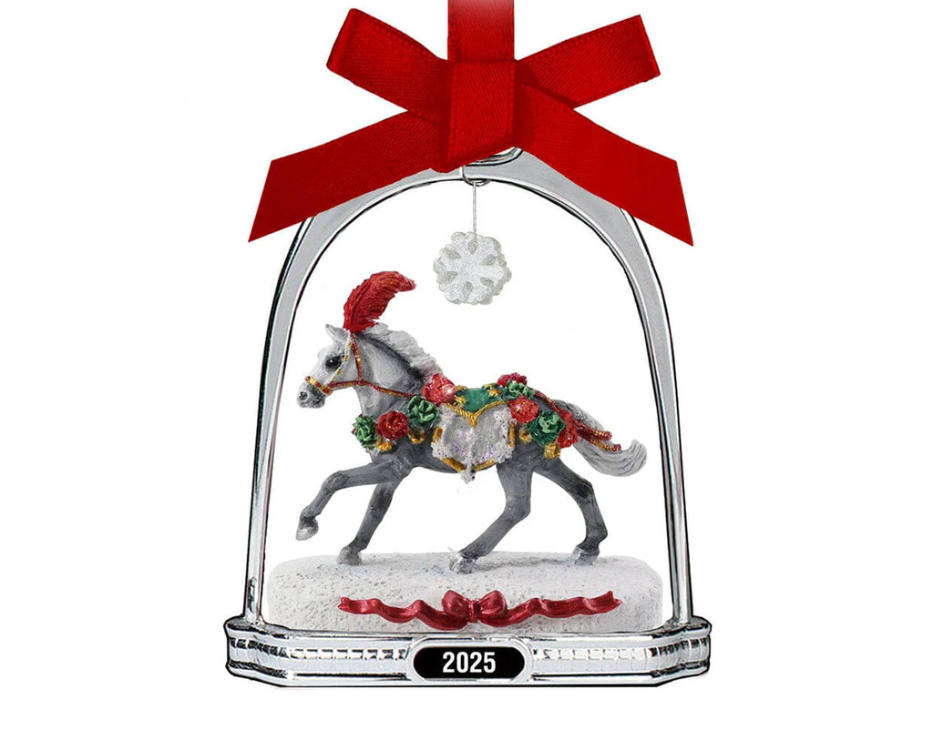 Breyer Christmas in Bloom | 2025 Stirrup Ornament