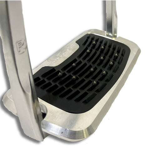 Flex-On Hunter H Stirrup Irons - Inclined, Ultra-Grip