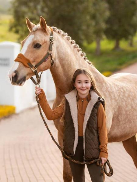 LeMieux Young Rider Eloise Reversible Winter Vest | Alpine
