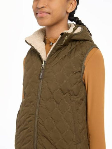 LeMieux Young Rider Eloise Reversible Winter Vest | Alpine