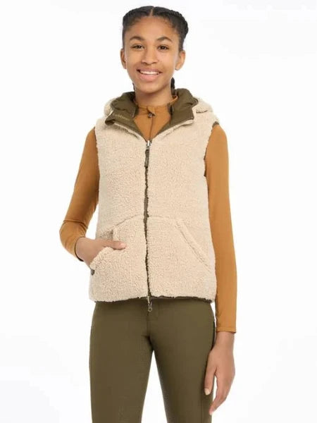 LeMieux Young Rider Eloise Reversible Winter Vest | Alpine