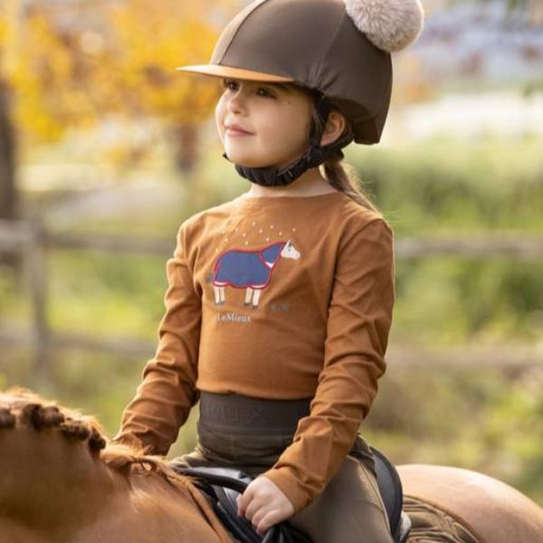 LeMieux Mini Jessie Long Sleeve Top Ginger