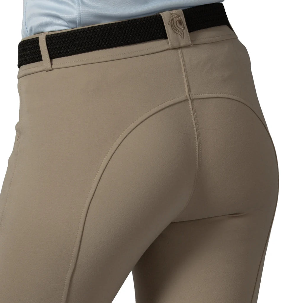 Equinavia Astrid Womens Silicone Knee Patch Breeches - Tan/Tan