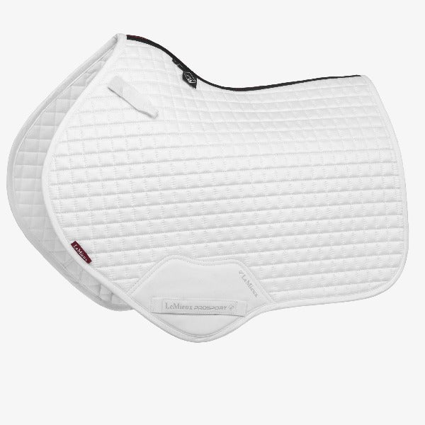 LeMieux Suede Close Contact Pad | White