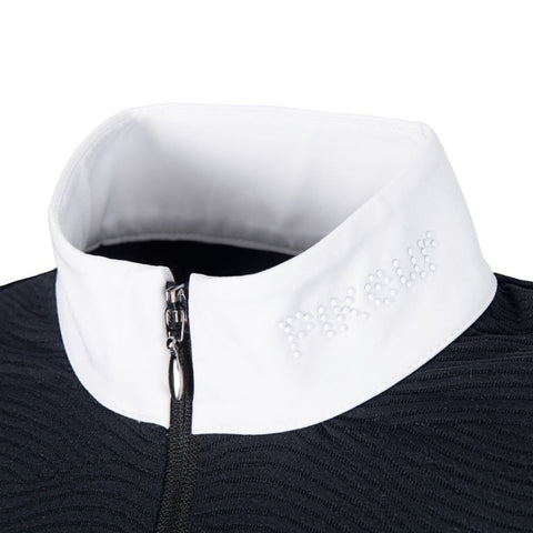 Pikeur Ladies Competition Shirt Texture - Black