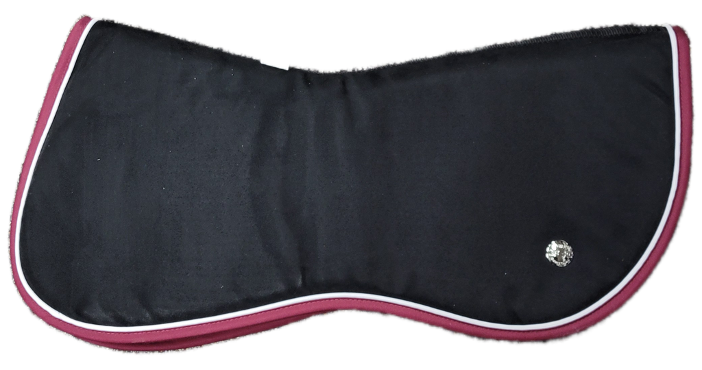 Ogilvy Jump Half Pad - Black/White/Burgundy
