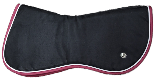 Ogilvy Jump Half Pad - Black/White/Burgundy