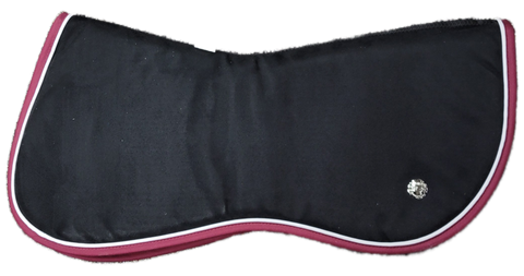 Ogilvy Jump Half Pad - Black/White/Burgundy