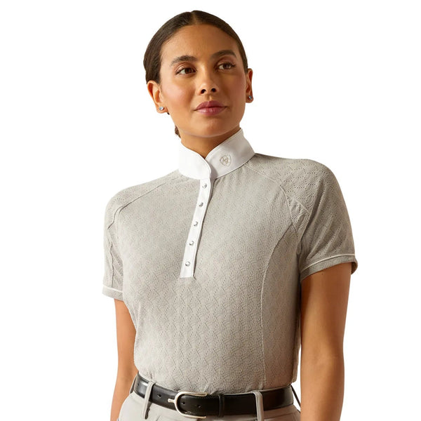 Ariat Ladies Showstopper X Show Shirt - Silver Sconce