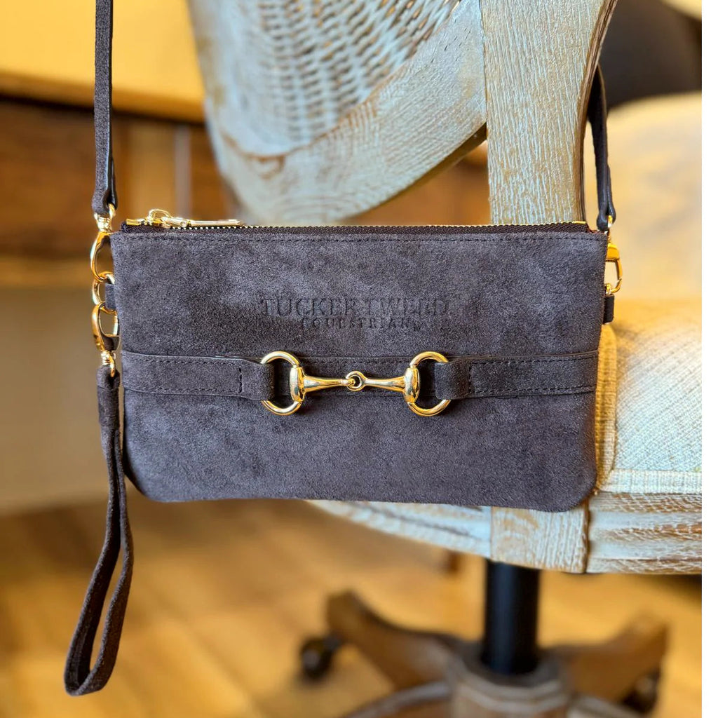 Tucker Tweed Wellington Wristlet Suede Edition
