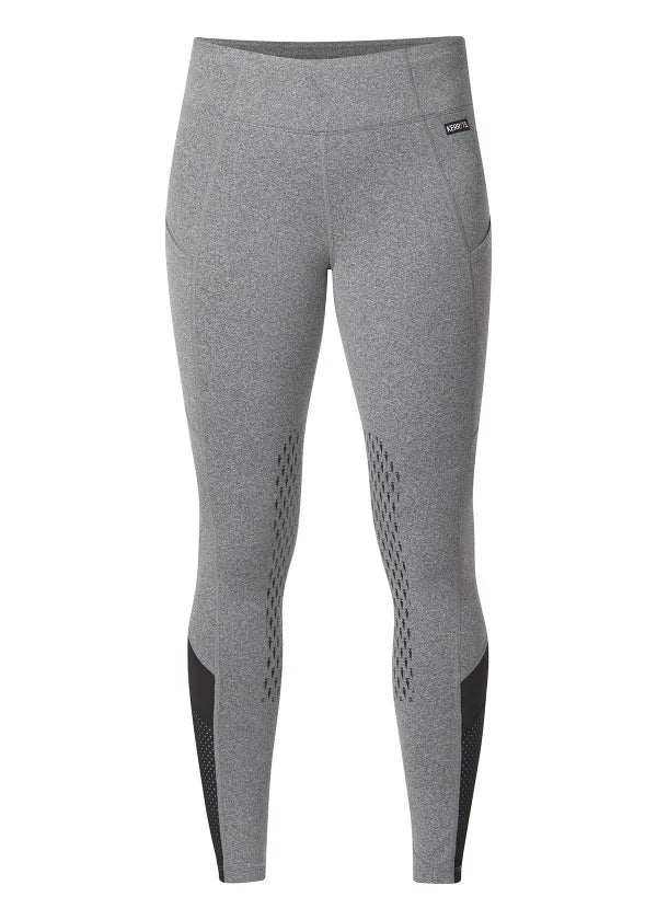 Kerrits Free Style Knee Patch Pocket Tight - Charcoal Heather