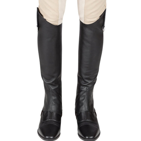 Huntley Equestrian Premium Leather Half Chaps