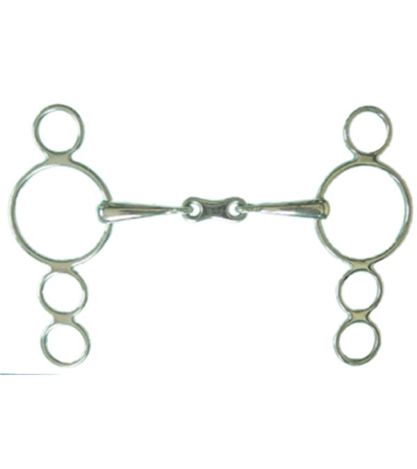 French Double Jointed 3-Ring Elevator Bit