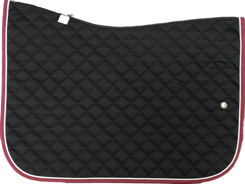 Ogilvy Jump Pony Baby Pad - Black / White / Burgundy