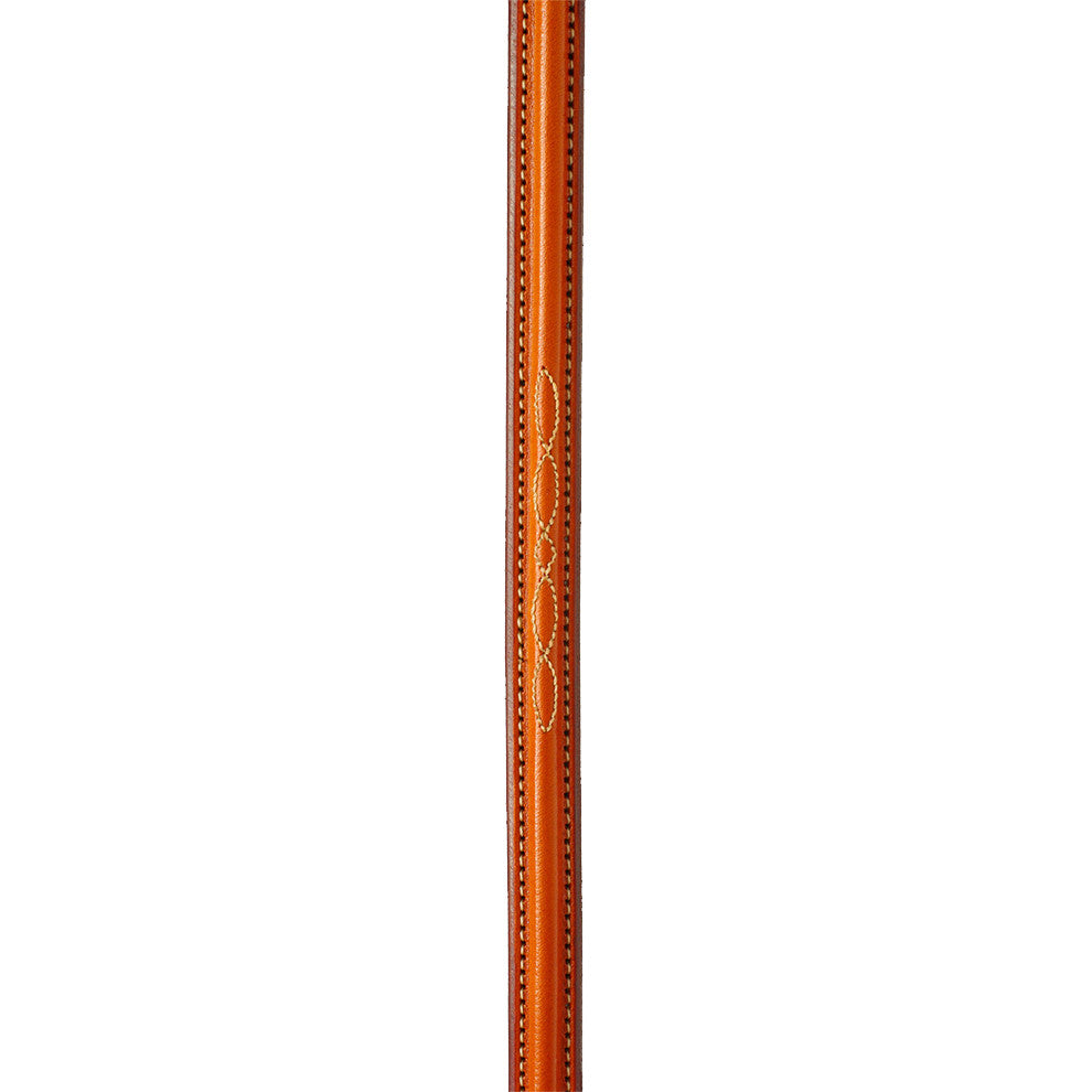 Edgewood Fancy-Stitched Raised Leather Laced Reins 5/8"