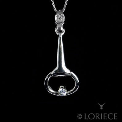 Designs by Loriece Snaffle Bit Cubic Zircon Necklace