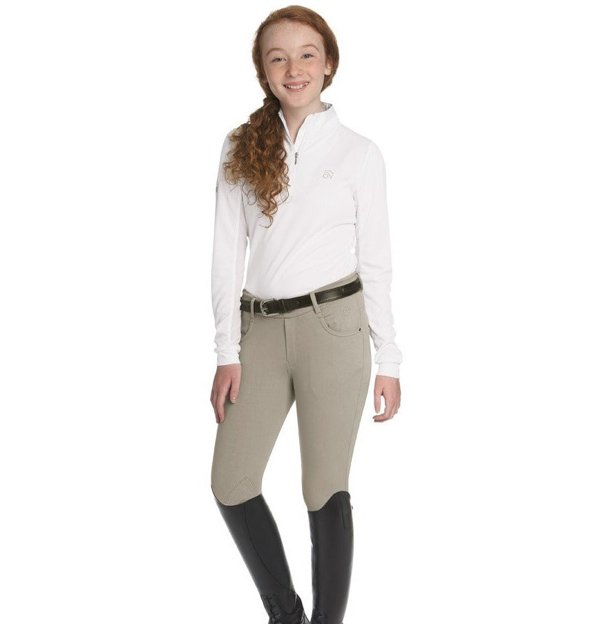 Ovation Girls Soft Flex Breeches - Beige