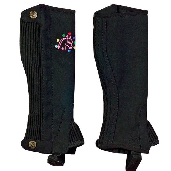 Ovation Horse N Heart Half Chaps - Child