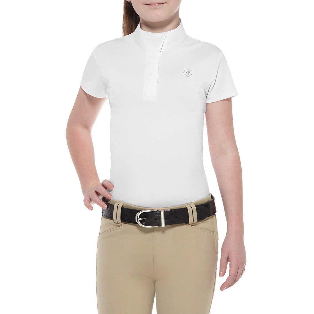 Ariat Kids Aptos Show Shirt - White