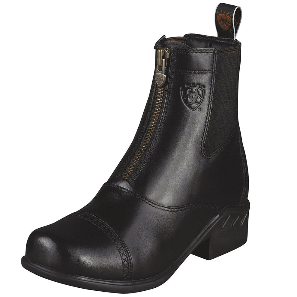 Ariat Heritage Women s Round Toe Zip Paddock Boots Black