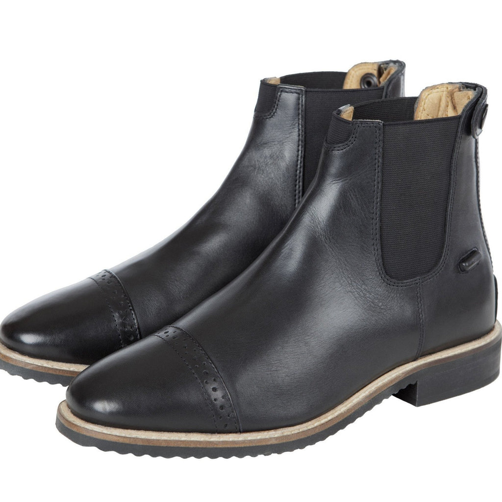 Huntley Equestrian Leather Zip Paddock Boots