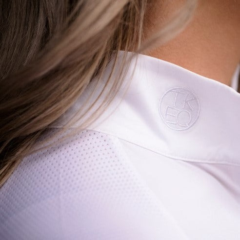 TKEQ 'SLOAN' Long Sleeve Competition Shirt | White