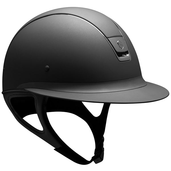 Samshield Miss Shield Riding Helmet - Shadowmatt Black w/ Black Chrome