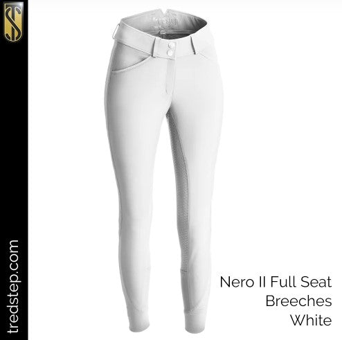 Tredstep Nero II Full Seat Breeches - White