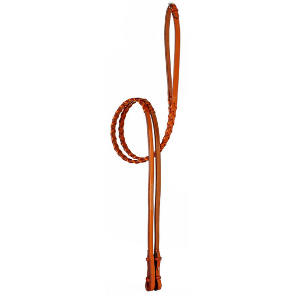 Edgewood Fancy-Stitched Raised Leather Laced Reins 5/8"