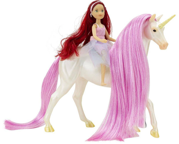 Breyer Magical Unicorn Sky & Rider Meadow