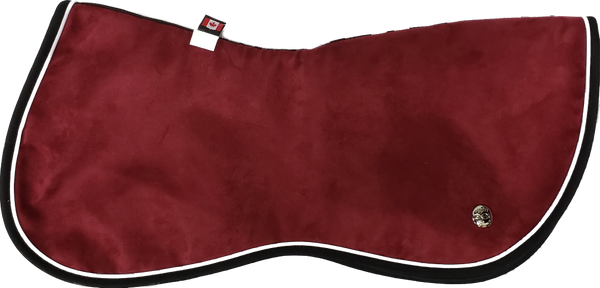 Ogilvy Pony Jump Half Pad - Burgundy / White/ Black