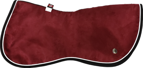 Ogilvy Pony Jump Half Pad - Burgundy / White/ Black